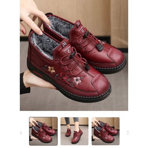 Chaussures Confortables Femme Neuves Taille 39. Fourrure À L'intérieur. Jamais Portées.