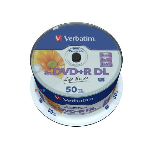 50DVD+R DL 8,5GB Verbatim