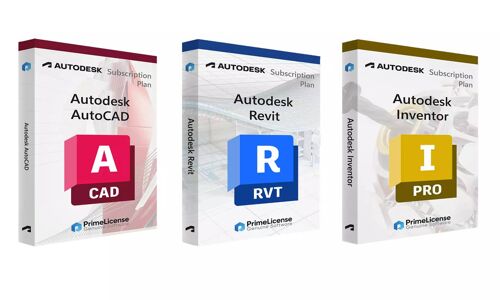 Autodesk Cad+Inventor+Revit 1 An - Edition 2025