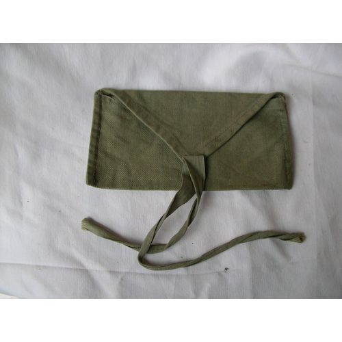 Ww2/Postwar Trousse A Couture Vide Militaire Francaise Kaki Avec Tampon Modèle51 Années 50/60 Lot 2