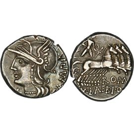 Rome Republique - Denier - Baebia - Marcus Baebius Tampilus - 138 Bc - Apollon Dans Quadrige - Rrc.236/1 - 24-242