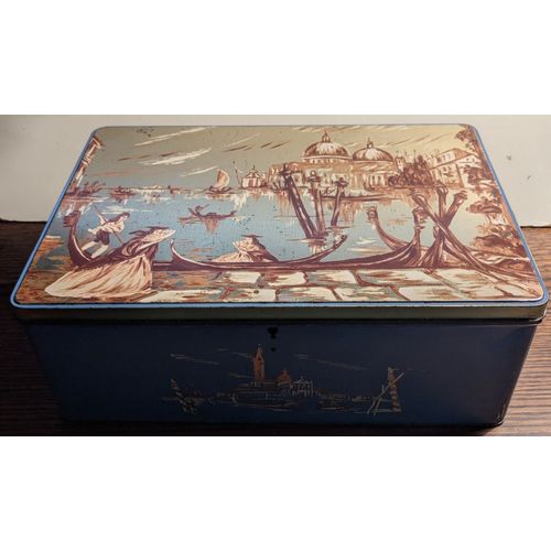 Boîte en Fer vintage "Gondoles"