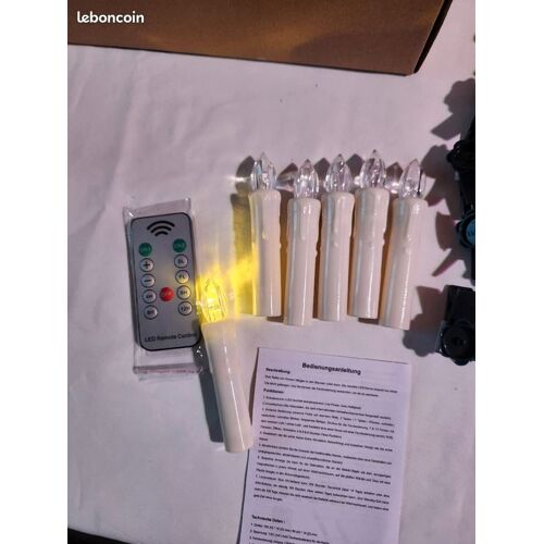30 bougies sans flamme led