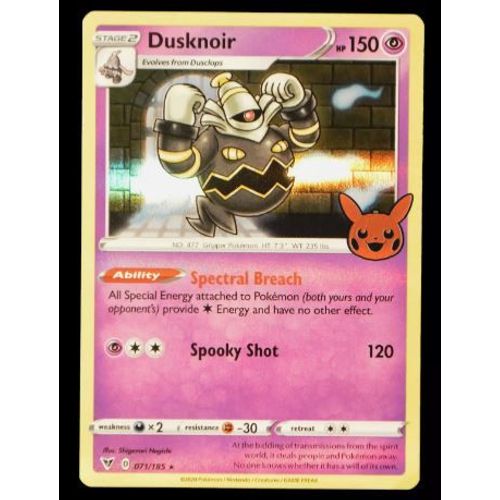 Pokémon Noctunoir / Dusknoir 071 / 185 Trick Or Trade 2023