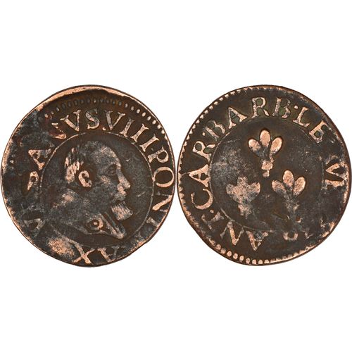 Vatican - 1636 ? - Urbain Viii - Double Tournois Ou Quattrino - Avignon - Bd.967 - 24-269
