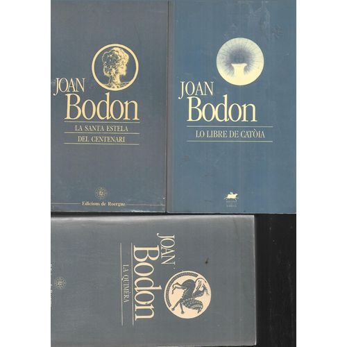 Occitan -Lot De 3 Livres De Joan Bodon: La Santa Estela, La Quimera,Lo Libre De Catola