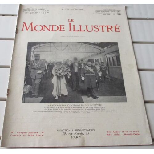 Le Monde Illustré N°3770 Du 22/3/1930-La Démocratie Et Ses Élites-Les Grandes Écoles S'agrandissent-Les Nouvelles Collections Du Musée De La Malmaison-Le Général Primo De Rivera Est Mort-Etc...