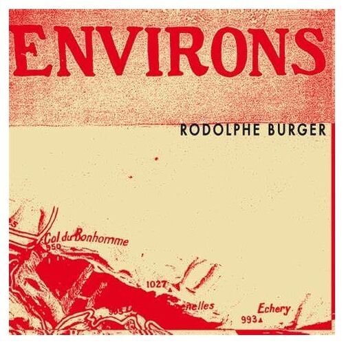 Vinyle Rodolphe Burger Environ