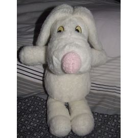 Lapin Nounours Blanc Rose