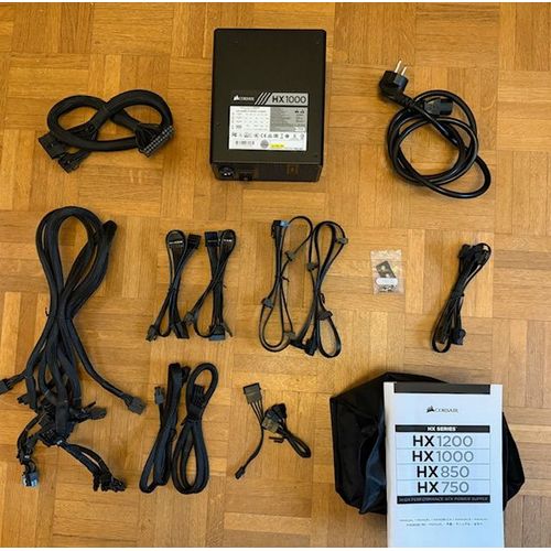 Corsair HX1000 80Plus Platinium Modulaire 1000 Watts,