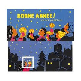 "Bonne Année" Scènes De Fête De Fin D'Année : Femme À La Bougie Bloc Souvenir N° 113 Année 2015 N° 1199 (Gommé) Yvert Et Tellier Luxe