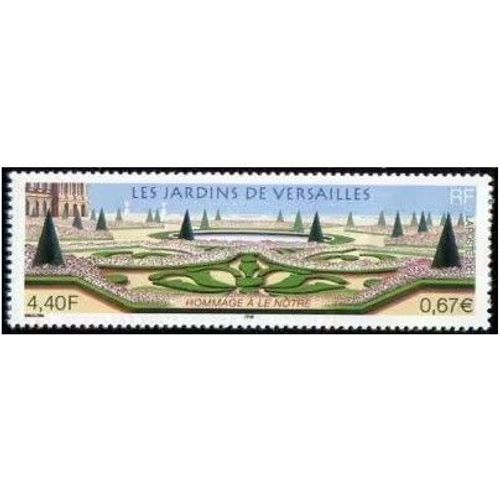 France 2001, Très Beau Timbre Neuf** Luxe Yvert 3389, Les Jardins De Versailles, Hommage À Lenôtre.