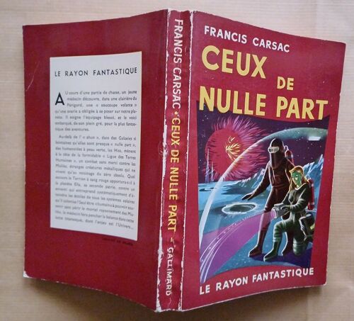 Francis Carsac Ceux De Nulle Part Eo 1954 Rayon Fantastique