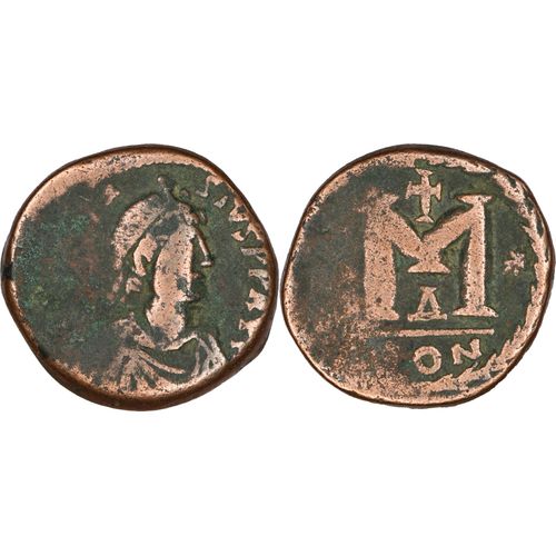 Byzance - Anastase - Follis - 512 Ad - Constantinople - 9.09 G. - 24-313