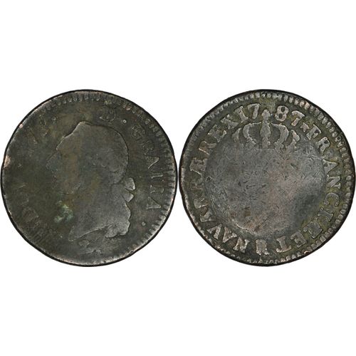 France - 1787 - Sol À L'écu - Orléans (R) - Louis Xvi - 180-575 Ex. - 24-174