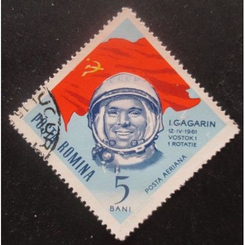 Roumanie Poste Aérienne N°189 Conquète De L'espace Oblitéré