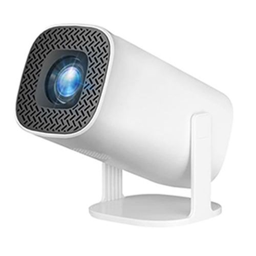 Isinbox Mini Vidéoprojecteur Android Support 4K WiFi6 BT 5.0 Film Extérieur Rotatif à 180° Compatible avec Téléphone