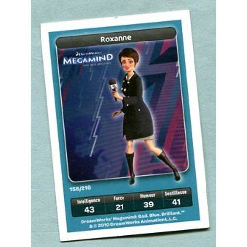 Carte Dreamworks - " Megamind " - Réf 158 - Roxanne - 2010