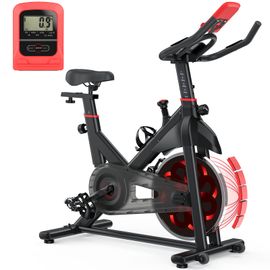 Vélos D'appartement À Résistance Magnétique, Vélo D'exercice Silencieux Avec Test De Fréquence Cardiaque, Vélo D'intérieur Avec Écran Lcd