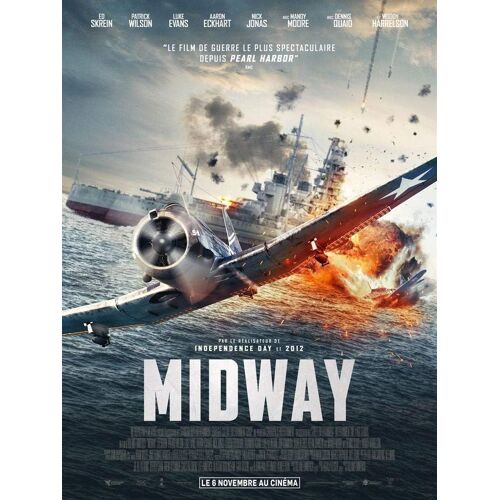 Midway / Affiche Cinéma Originale 120x160 Cm Pliée. Année 2019