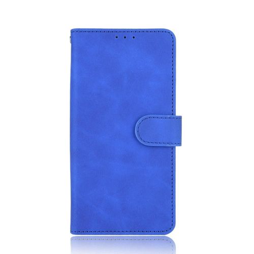 Étui Pour Samsung Galaxy M11 Protection Complète Coque En Cuir Folio Flip Avec Porte-Cartes Kickstand Insertion De Carte Housse De Protection - Bleu