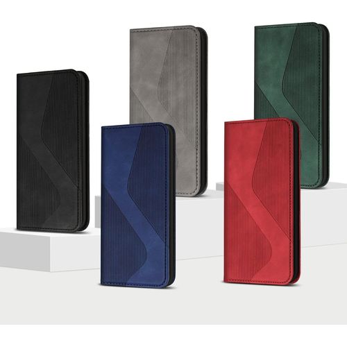 Coque Pour Iphone 14 / Iphone 13, Premium Etui Housse En Cuir De Protection Avec [Emplacements Cartes] [Magnetique], Clapet Folio Portefeuille Pour Iphone 14 / Iphone 13 (Vert)