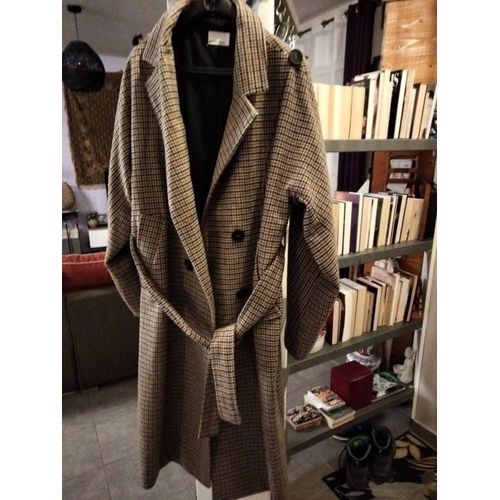 Très Beau Manteau Femme Hiver Camaïeu État Neuf..