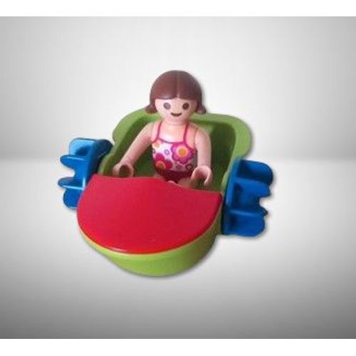 Playmobil - Summer Fun - Enfant Avec Bateau À Pédales