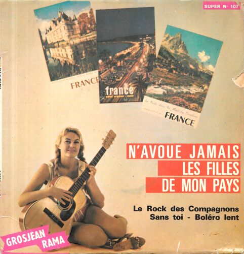 Sophie Martin : N Avoue Jamais / Pierre Dominique : Les Filles De Mon Pays / James Award : Le Rock Des Compagnons / Sans Toi / Boléro Lent [Vinyle 45 Tours 7" Ep] 1965