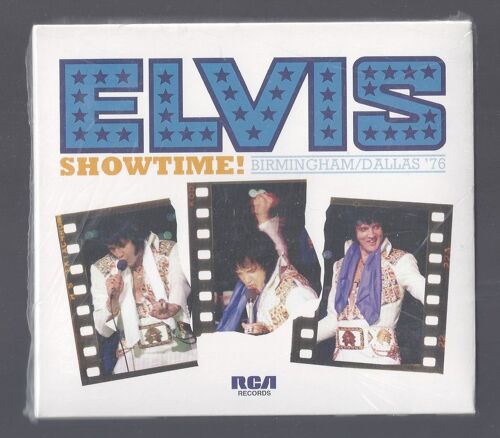 Elvis Presley Showtime ! Birmingham/Dallas '76 Deluxe Digipack Label Ftd 2 Cds Set 44 Tracks Soundboard Recording Livret 8 Pages Édition Limitée Sortie En 2010