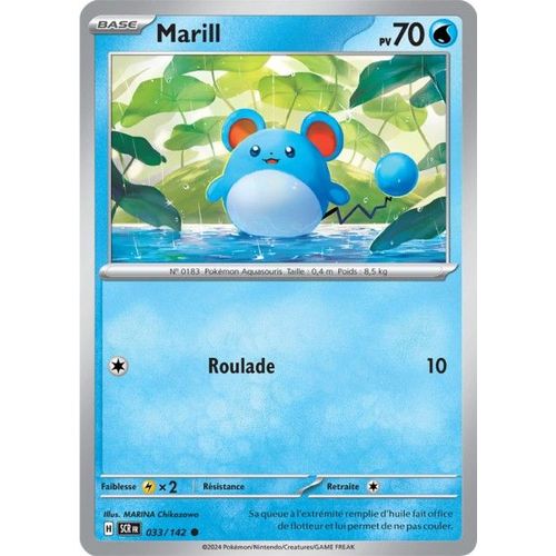 Carte Pokémon - Marill - 033/142 - Ev7 Couronne Stellaire