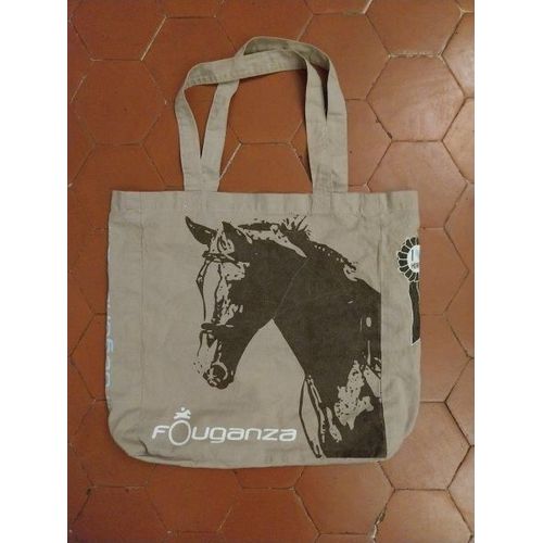 Tote Bag Coton Beige Fouganza