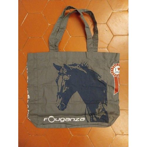 Tote Bag Coton Gris Fouganza