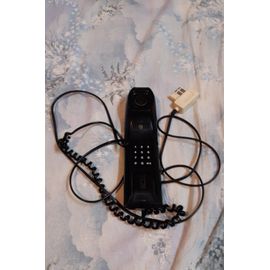 téléphone Matra profil vintage noir design 80/90 bon état