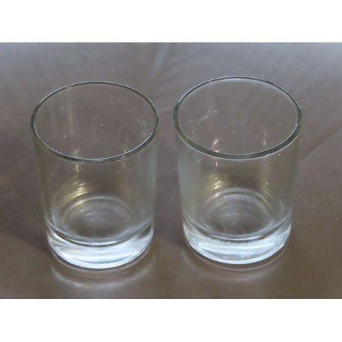 Lot De 2 Verres / Verrines En Verre