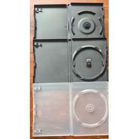 lot de 20 boîtiers pour DVD standard Amaray