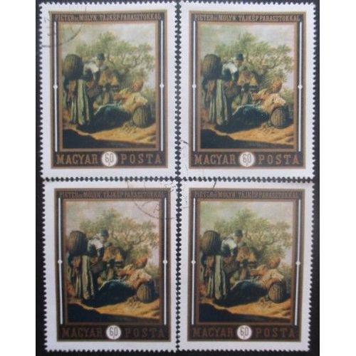 Hongrie N°2084 X 4 Oblitéré