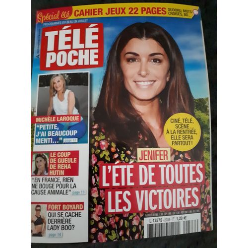 Télé Poche Jenifer, Michèle Laroque, Fort Boyard...
