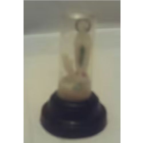 Statuette Pieuse - Le Christ Et Marie-Madeleine - Fluorescente - Sous Globe - Vintage