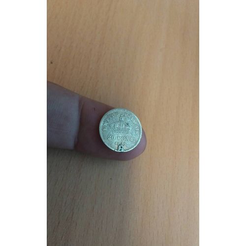 Piece Argent 20 Centimes Napoleon Iii 1867