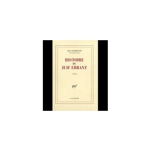 Histoire Du Juif Errant
