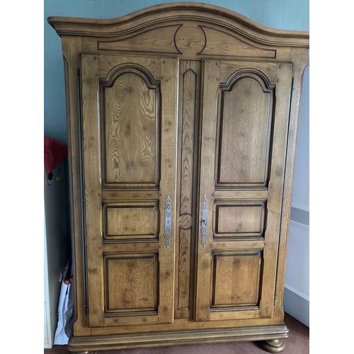 Armoire En Chêne Massif 2 Portes 