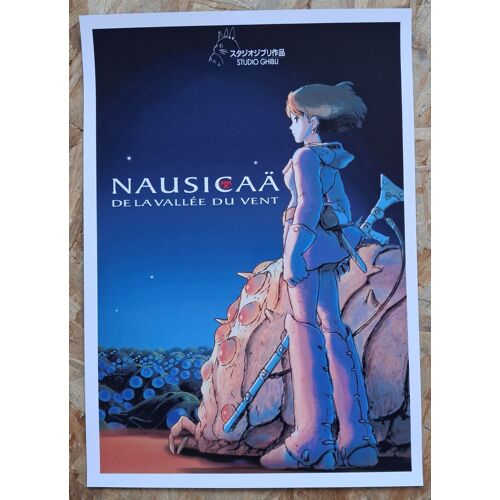 Affiche / Poster Du Film D'animation "Nausicaä De La Vallée Du Vent" - 29,7 X 42 Cm