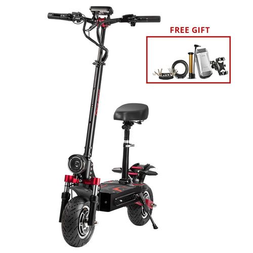 Boyueda Q7 Pro Max Trottinette Électrique, Moteur 1600 W X 2, Batterie 52 V 28 Ah, Pneu 10 Pouces, Vitesse Maximale 70 Km/H, Autonomie 110 Km, Doubles Freins À Disque Hydrauliques