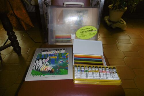 L'aventure De La Couleur Valisette Gouache Et Crayons Couleur Jmpaillard