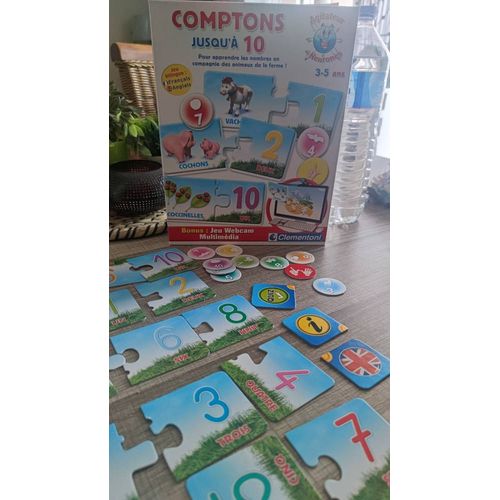 Comptons Jusqu À 10 Français Complet Dans Sa Boîte Avec Sa Notice Clémentoni