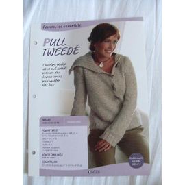 Fiche Tricot Styles Et Créations (Éditions Atlas) - Pull Tweedé Femme