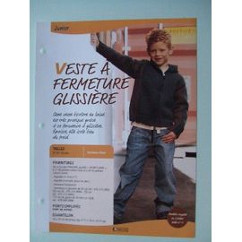 Fiche Tricot Styles Et Créations (Éditions Atlas) - Veste À Fermeture Glissière - Enfants - Garçon