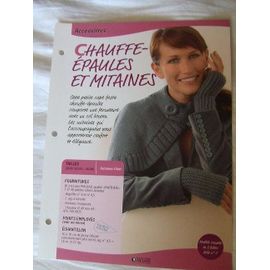 Fiche Tricot Styles Et Créations (Éditions Atlas) - Ensemble Chauffe-Épaules Et Mitaines - Femme