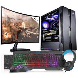 VIST PC Gaming Ryzen 7 5700G - RAM 32Go - RX VEGA8 - SSD 1To M.2 - LCD 27 - Windows 11 Pro